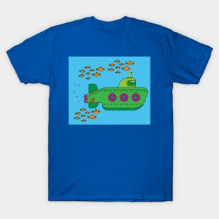 Submarine Sailor Marine Underwater T-Shirt